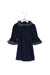 A Navy Long Sleeve Dresses from Nicholas & Bears in size 2T for girl. (Front View)