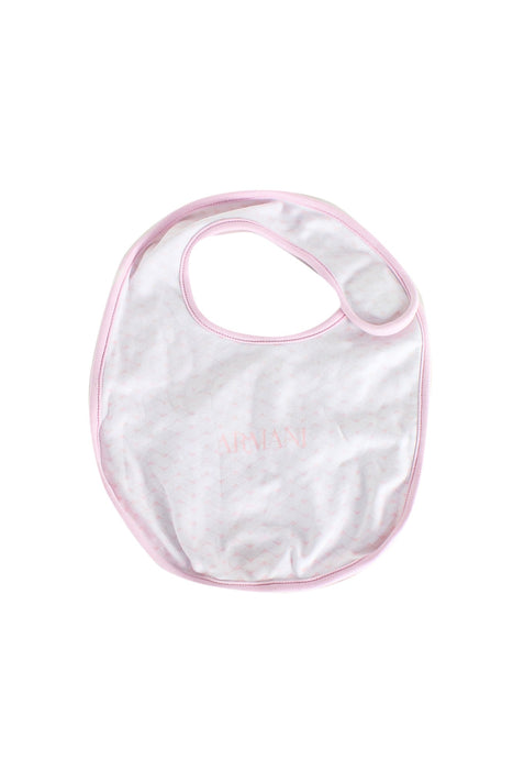 A Pink Bibs from Armani in size O/S for girl. (Front View)