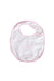 A Pink Bibs from Armani in size O/S for girl. (Front View)