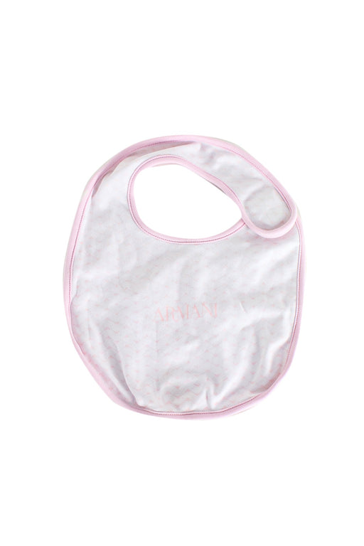 A Pink Bibs from Armani in size O/S for girl. (Front View)