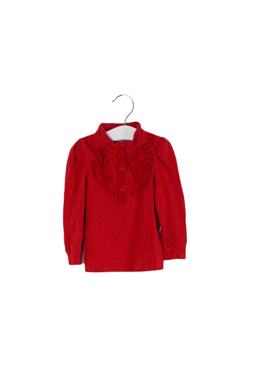 A Red Long Sleeve Tops from Nicholas & Bears in size 2T for girl. (Front View)