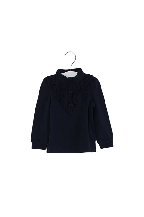 A Navy Long Sleeve Tops from Nicholas & Bears in size 3T for girl. (Front View)