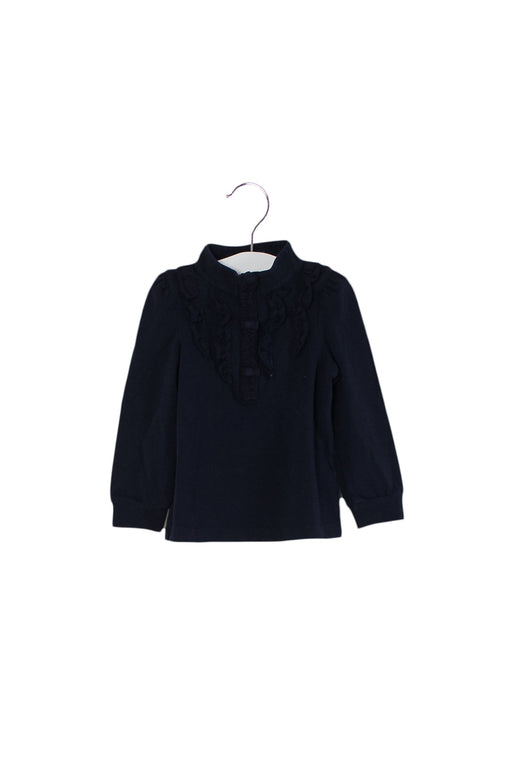 A Navy Long Sleeve Tops from Nicholas & Bears in size 3T for girl. (Front View)