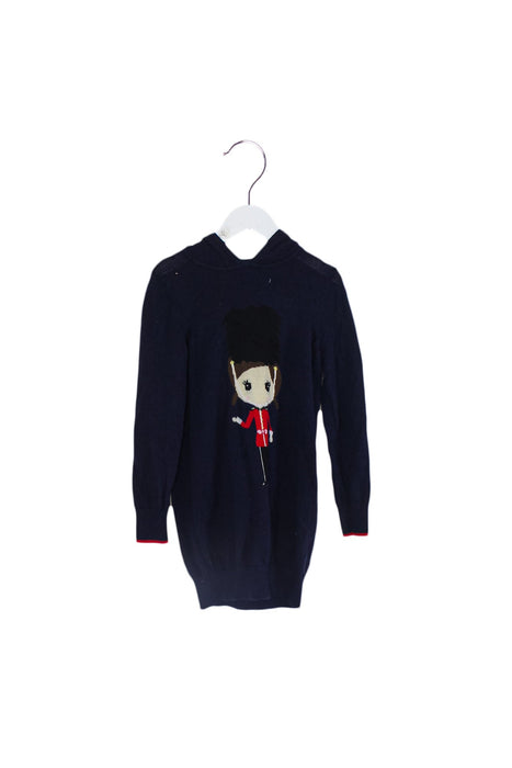 A Navy Knit Sweaters from Nicholas & Bears in size 6T for girl. (Front View)
