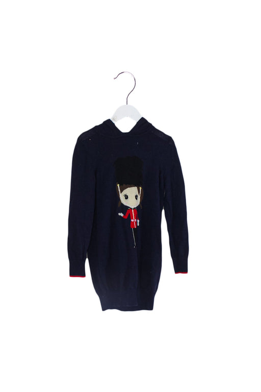 A Navy Knit Sweaters from Nicholas & Bears in size 6T for girl. (Front View)