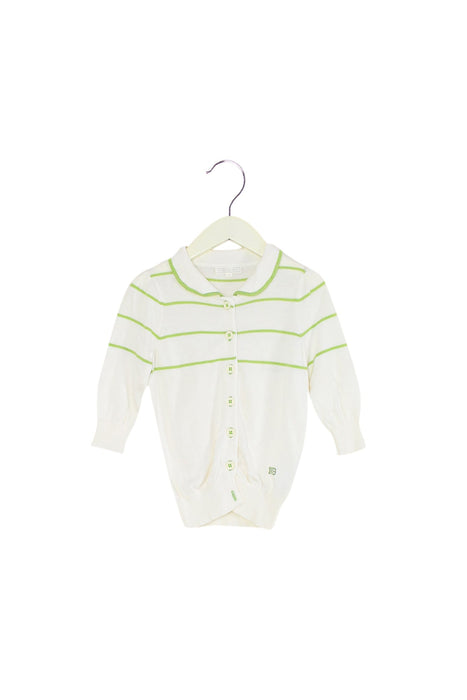 A White Cardigans from Nicholas & Bears in size 4T for girl. (Front View)
