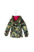 A Green Puffer/Quilted Jackets from Diesel in size 4T for girl. (Back View)