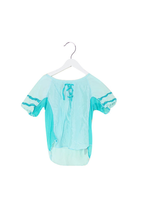 A Blue Short Sleeve Tops from Diesel in size 6T for girl. (Front View)