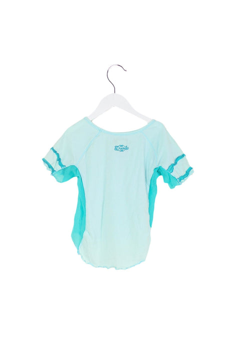 A Blue Short Sleeve Tops from Diesel in size 6T for girl. (Back View)