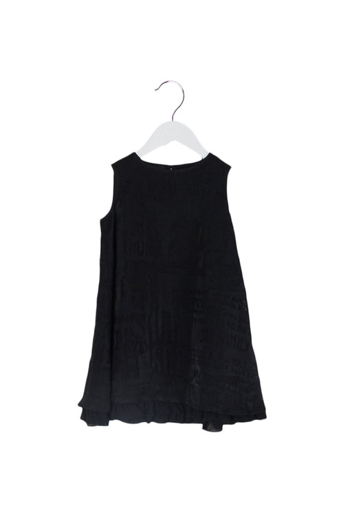 A Black Sleeveless Dresses from Diesel in size 4T for girl. (Front View)