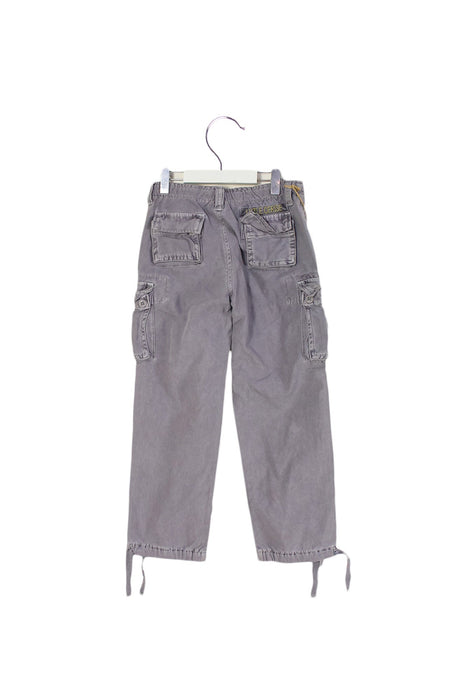 A Grey Casual Pants from Le Temps Des Cerises in size 6T for boy. (Back View)