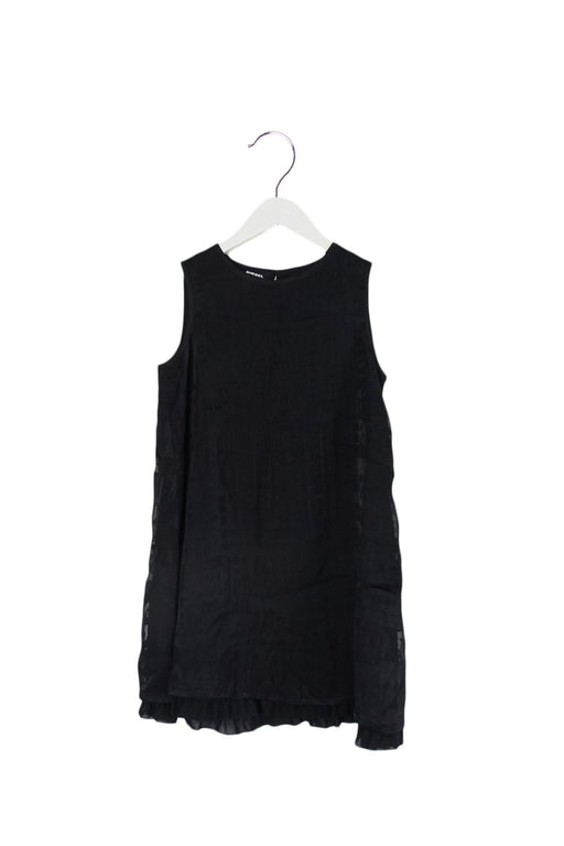 A Black Sleeveless Dresses from Diesel in size 8Y for girl. (Front View)