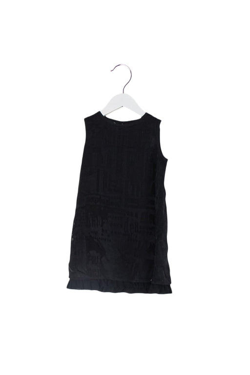 A Black Sleeveless Dresses from Diesel in size 4T for girl. (Front View)