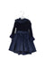 A Navy Long Sleeve Dresses from Nicholas & Bears in size 12-18M for girl. (Front View)