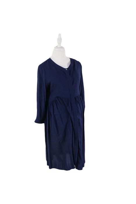 A Navy Long Sleeve Dresses from Pietro Brunelli in size XS for maternity. (Front View)