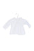 A White Long Sleeve Tops from Jacadi in size Newborn for girl. (Front View)