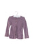 A Purple Cardigans from Jacadi in size 2T for girl. (Front View)