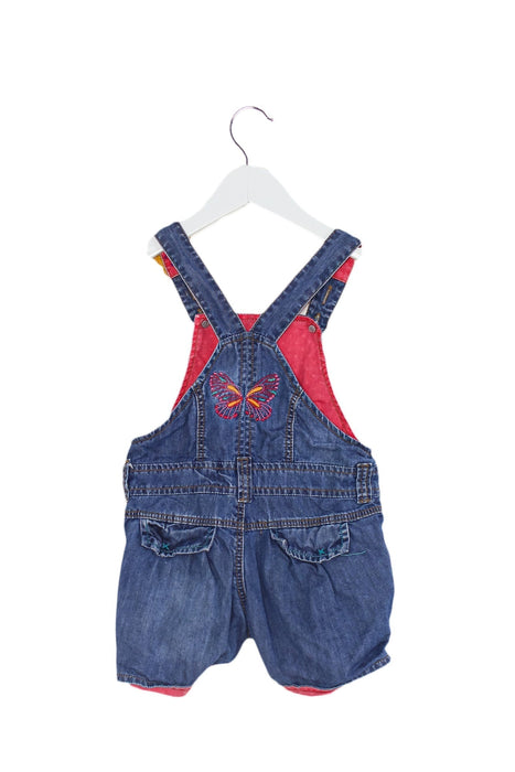 A Blue Overall Shorts from Catimini in size 12-18M for girl. (Back View)