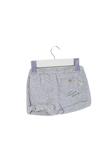 A Grey Shorts from Vertbaudet in size 0-3M for girl. (Back View)