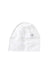 A White Beanies from Petit Bateau in size 0-3M for neutral. (Front View)