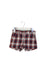 A Red Shorts from Little Mercerie in size 3T for girl. (Front View)