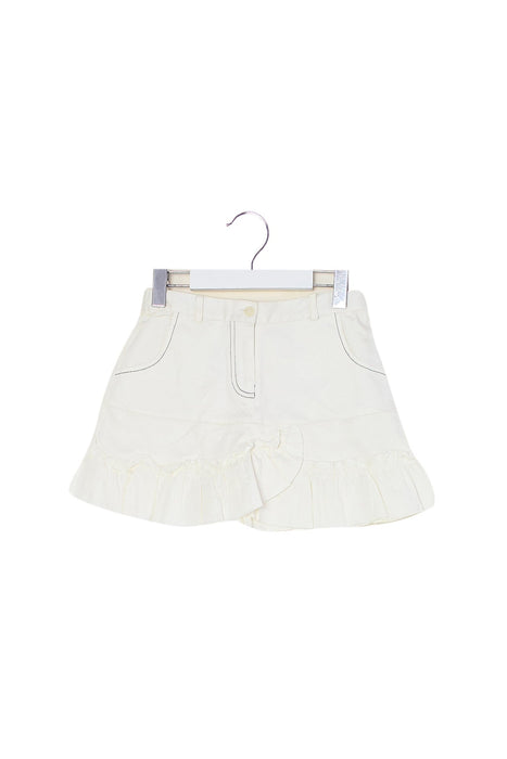 A White Short Skirts from Nicholas & Bears in size 4T for girl. (Front View)