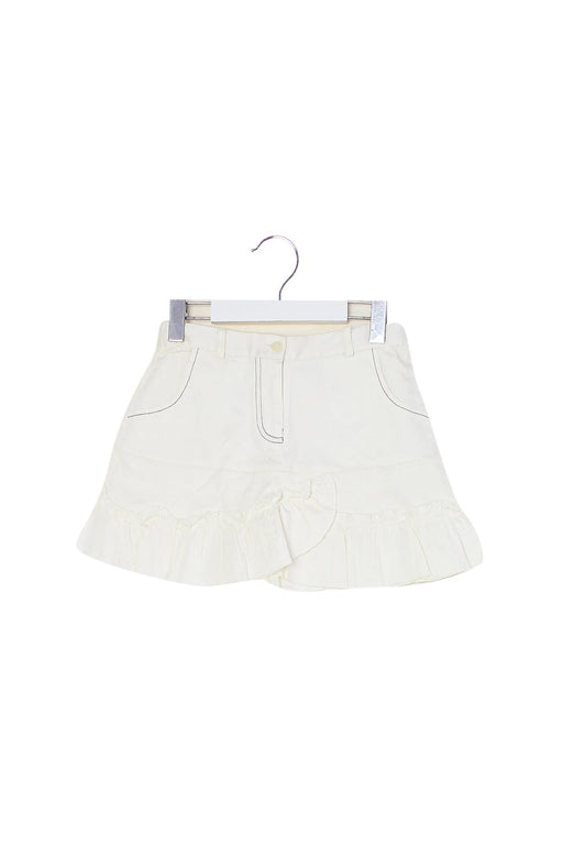 A White Short Skirts from Nicholas & Bears in size 4T for girl. (Front View)
