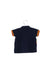 A Navy Short Sleeve Polos from Gocco in size 6-12M for girl. (Back View)