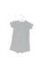 A Grey Short Sleeve Rompers from Bonpoint in size 3-6M for girl. (Front View)