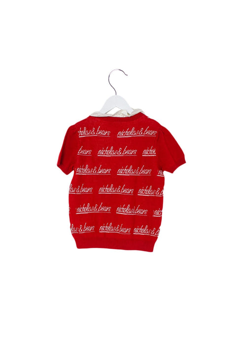 A Red Knit Sweaters from Nicholas & Bears in size 12Y for girl. (Back View)
