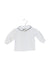 A White Long Sleeve Polos from La Stupenderia in size 3-6M for boy. (Front View)