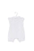 A White Rompers from Emile et Rose in size 0-3M for girl. (Front View)