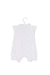 A White Rompers from Emile et Rose in size 0-3M for girl. (Back View)
