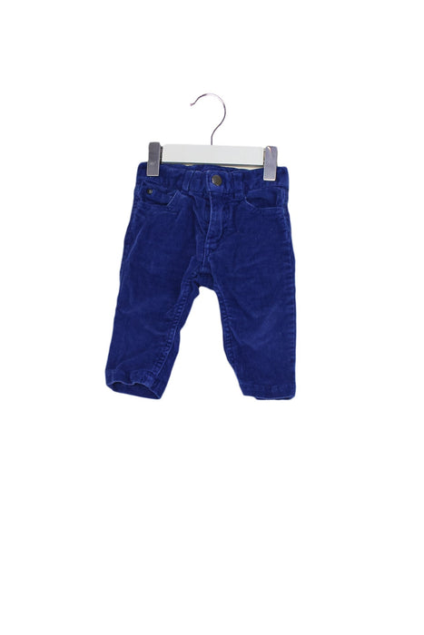 A Blue Casual Pants from Jacadi in size 3-6M for boy. (Front View)