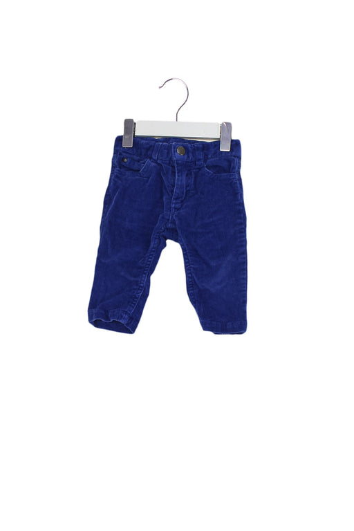 A Blue Casual Pants from Jacadi in size 3-6M for boy. (Front View)