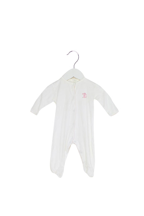 A White Long Sleeve Jumpsuits from Lyda Baby in size 0-3M for girl. (Front View)