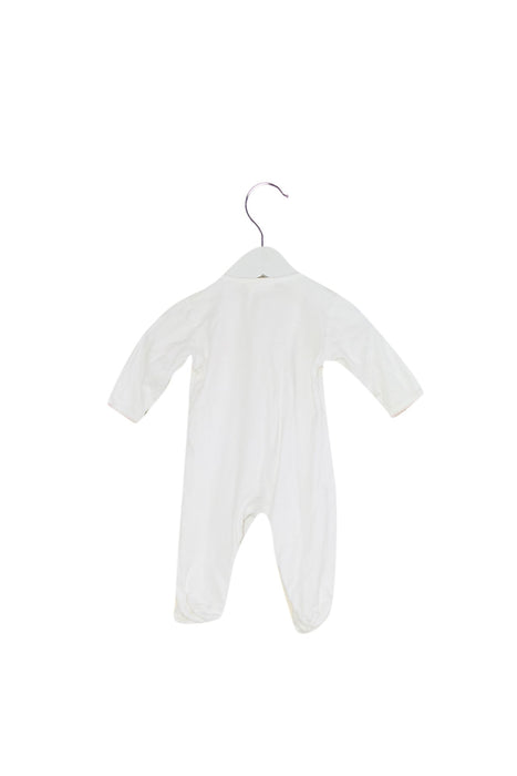 A White Long Sleeve Jumpsuits from Lyda Baby in size 0-3M for girl. (Back View)