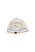 A Ivory Beanies from Polarn O. Pyret in size 3-6M for neutral. (Front View)