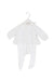 A White Long Sleeve Jumpsuits from Jacadi in size 0-3M for girl. (Front View)