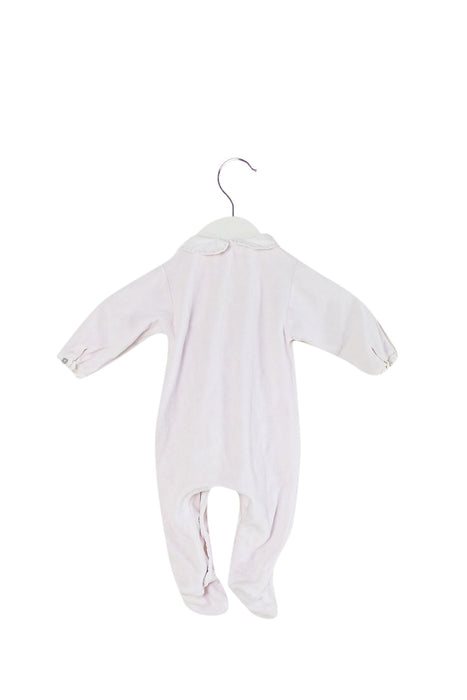 A Pink Long Sleeve Jumpsuits from Tartine et Chocolat in size 0-3M for girl. (Back View)