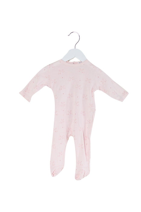 A Pink Long Sleeve Jumpsuits from Bout'Chou in size 0-3M for girl. (Front View)