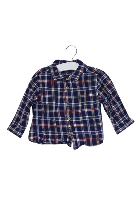 A Blue Shirts from Château de Sable in size 6-12M for boy. (Front View)
