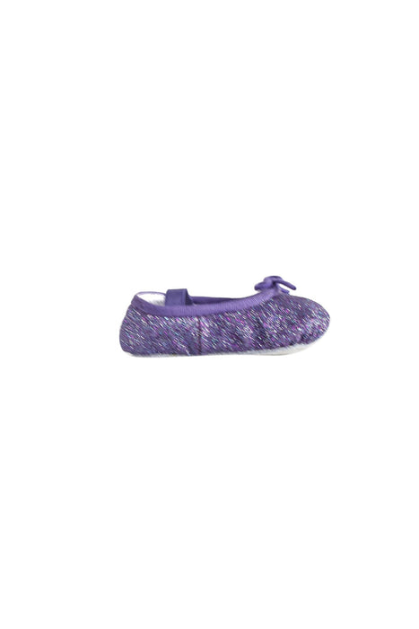 A Purple Flats from Bloch in size 0-3M for girl. (Back View)
