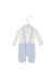A White Long Sleeve Jumpsuits from Miki House in size 12-18M for boy. (Back View)