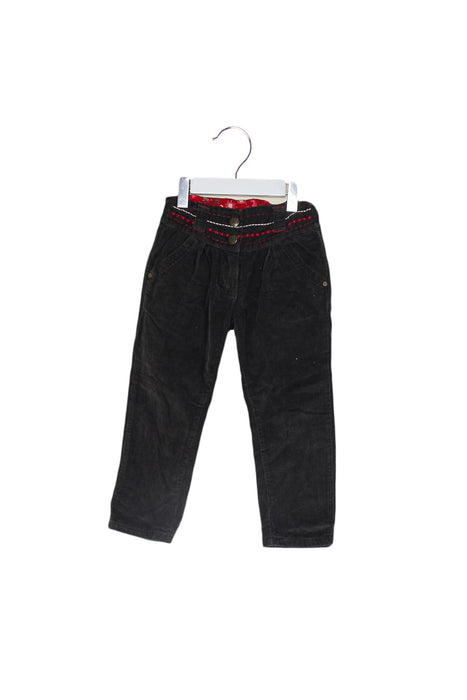 A Brown Casual Pants from La Compagnie des Petits in size 3T for girl. (Front View)