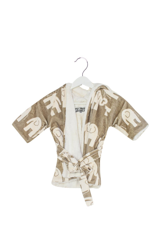 A Brown Sleepwear Bathrobes from KVH by Kelly Van Halen in size 6-12M for neutral. (Front View)