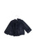 A Navy Puffer/Quilted Jackets from Jacadi in size 6-12M for girl. (Front View)