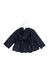 A Navy Puffer/Quilted Jackets from Jacadi in size 6-12M for girl. (Back View)