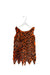 A Orange Sleeveless Dresses from Siaomimi in size 5T for girl. (Front View)