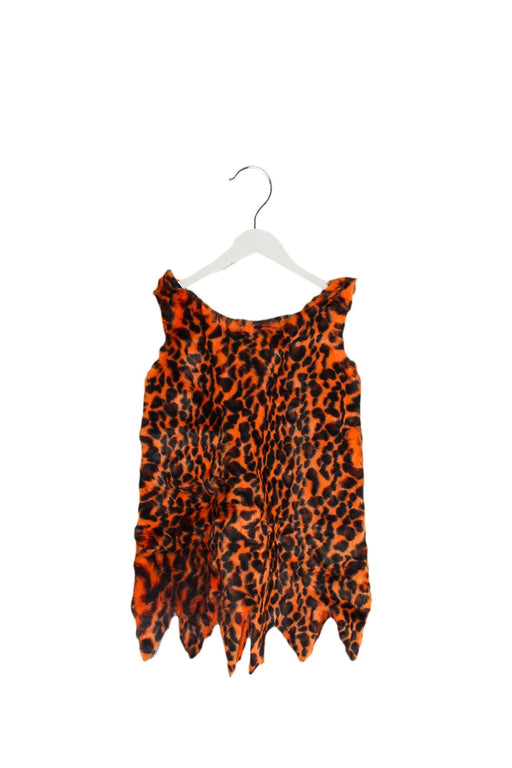 A Orange Sleeveless Dresses from Siaomimi in size 5T for girl. (Front View)